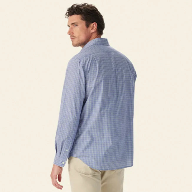 R.M. Williams Mens Ilford Poplin Check Shirt