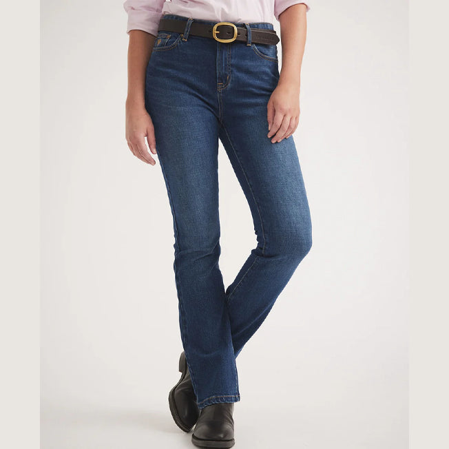 RB Sellars Ladies Jemma High Rise Boot Cut Work 32" Inleg Jean