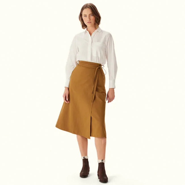 R.M.Williams Keirle Twill Wrap Skirt