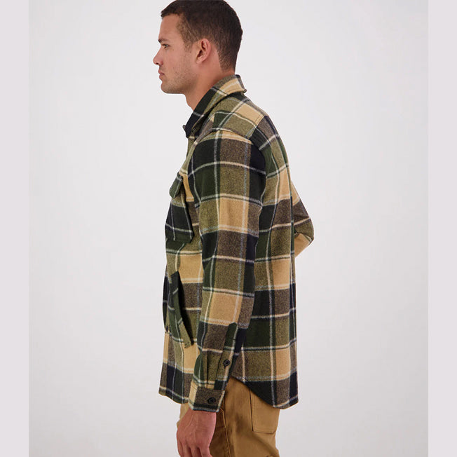 Swanndri Mens Kiaraki Wool Shacket