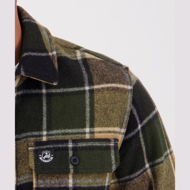 Swanndri Mens Kiaraki Wool Shacket