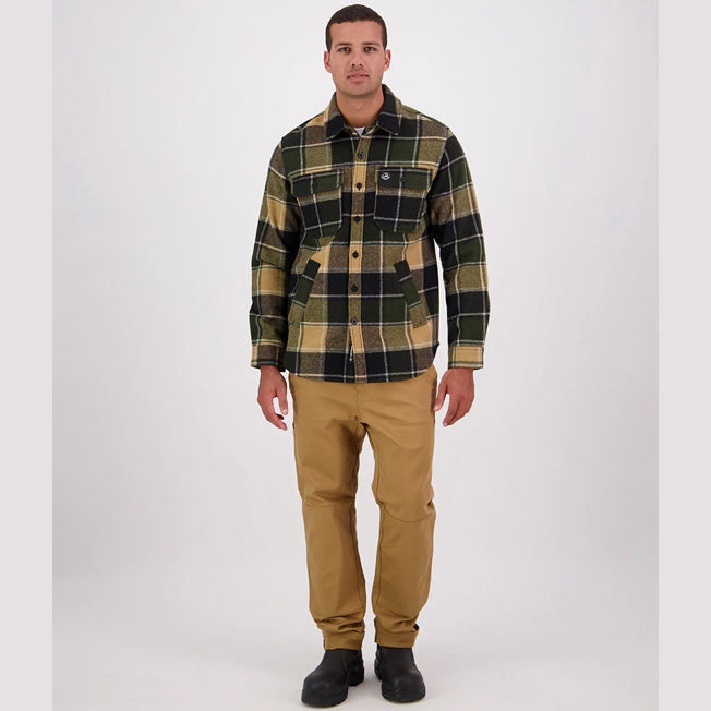 Swanndri Mens Kiaraki Wool Shacket