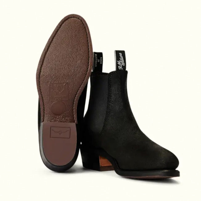 R.M. Williams Comfort Lady Yearling Waxed Suede Boot