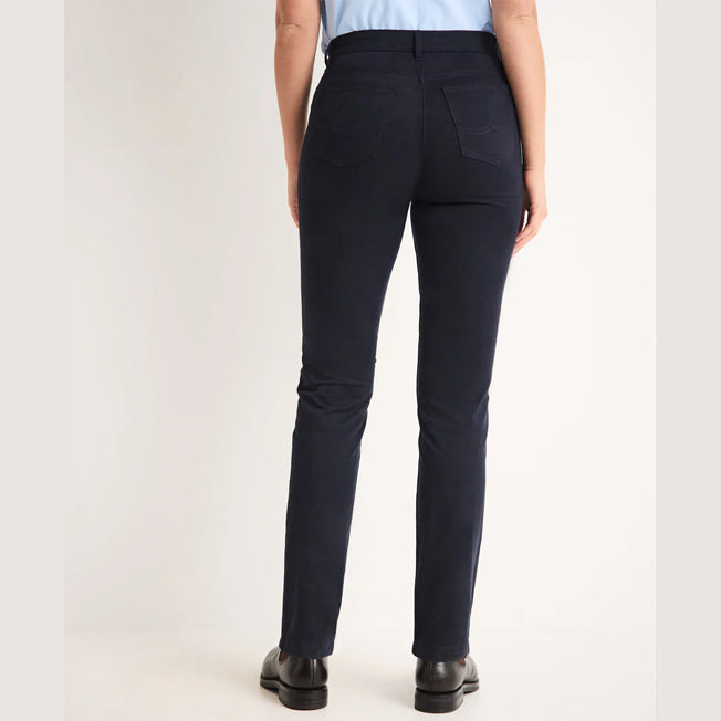 RB Sellars Ladies 5 Pocket Mid Rise Tapered Leg Chino
