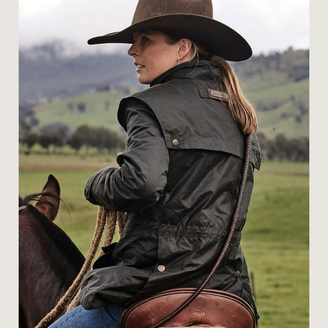 RB Sellars Ladies Khancoban Oilskin Jacket