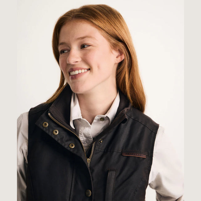 RB Sellars Ladies Khancoban Oilskin Vest