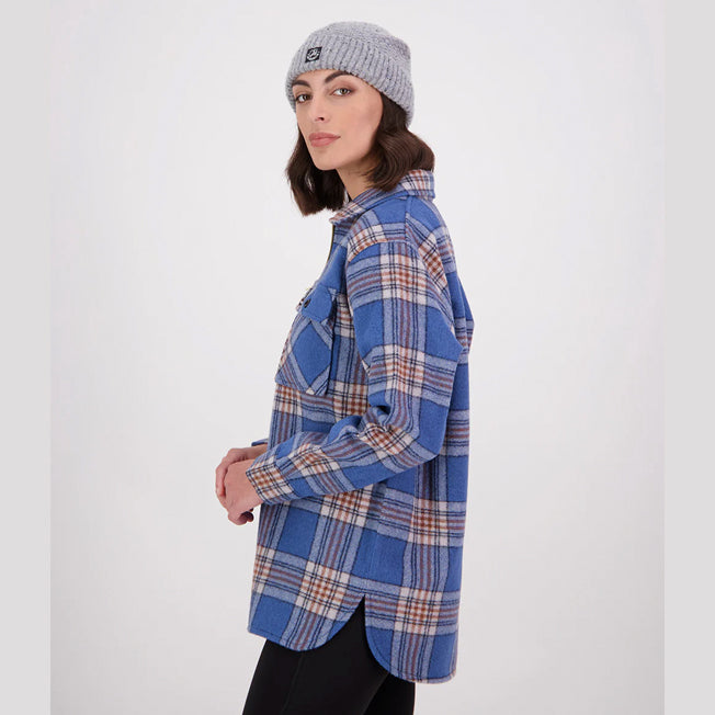 Swanndri Ladies Ranger Wool Zip Front Check Bushshirt