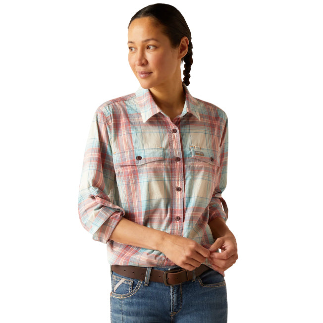 Ariat Womens Rebar Made Tough Durastretch LS Shirt