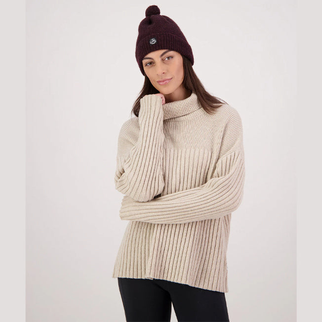 Swanndri Ladies Lillian Rib Roll Neck Jumper
