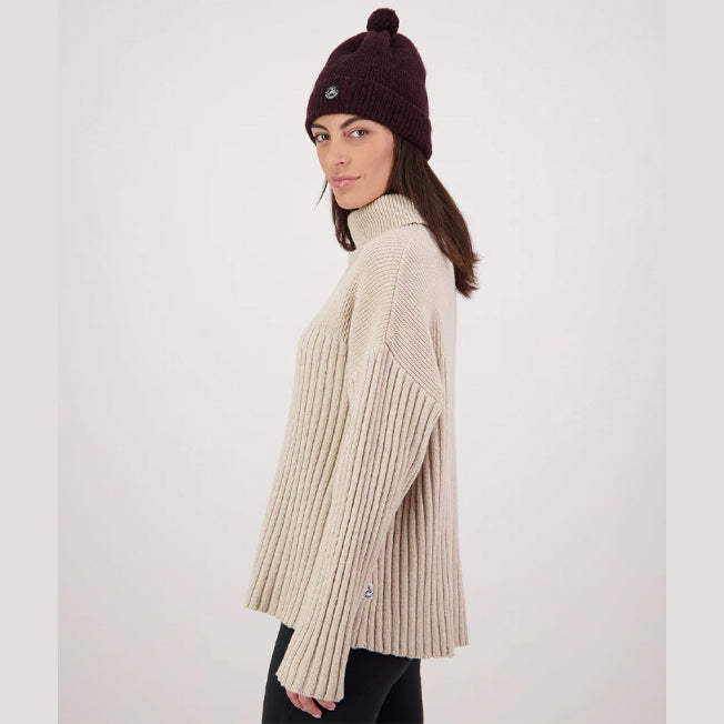 Swanndri Ladies Lillian Rib Roll Neck Jumper
