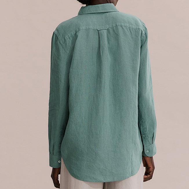 Country Road Ladies Linen LS Shirt