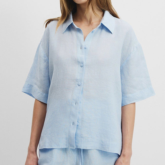 Country Road Ladies Linen SS Shirt