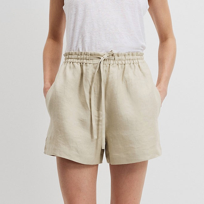 Country Road Lds Linen Relaxed Short