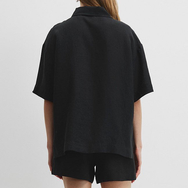 Country Road Ladies Linen SS Shirt