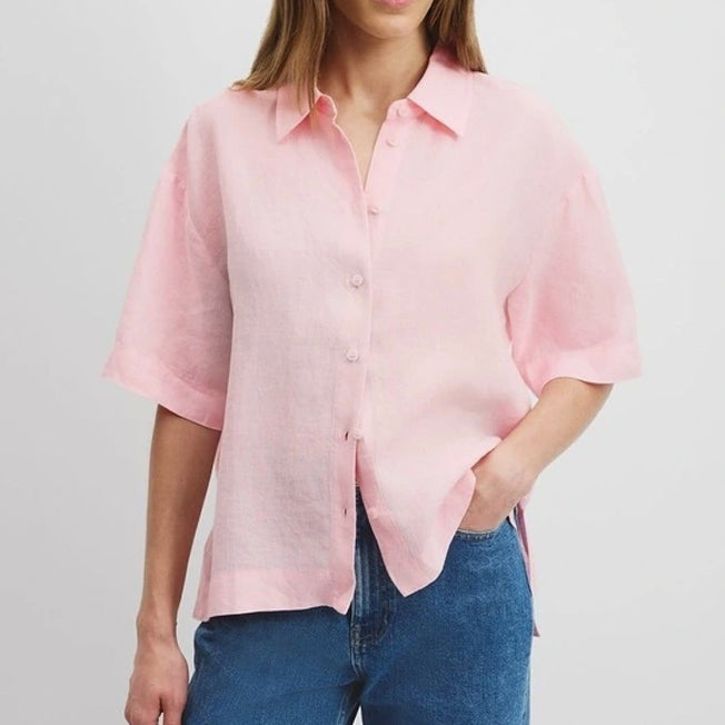 Country Road Ladies Linen SS Shirt