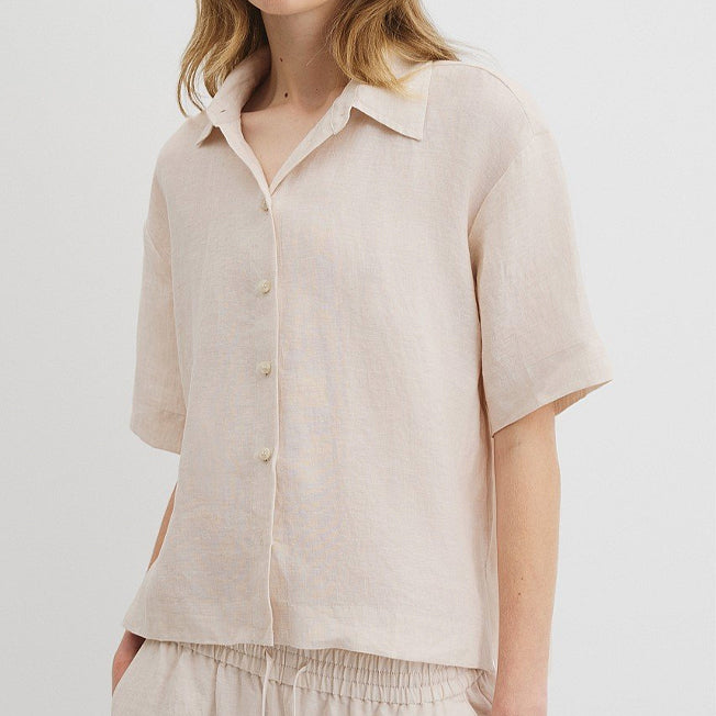 Country Road Ladies Linen SS Shirt