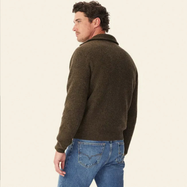 R.M. Williams Linton Lambswool 1/4 Zip Knit