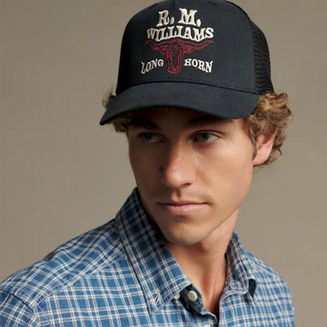 R.M. Williams R.M.W. Longhorn Trucker Cap