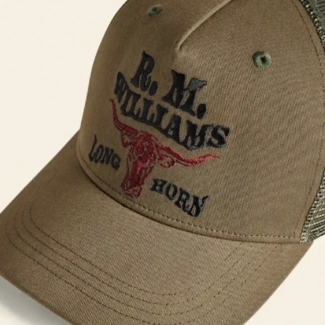 R.M. Williams R.M.W. Longhorn Trucker Cap