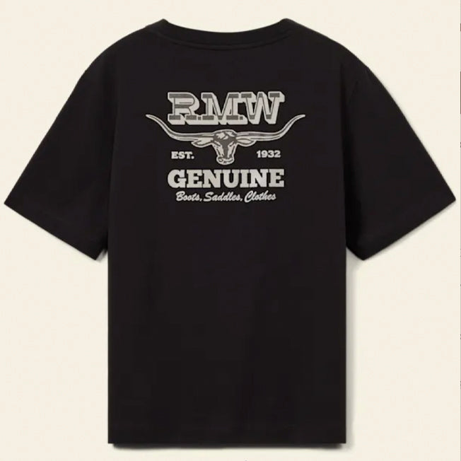 R.M. Williams Ladies Louth Back Print Tee