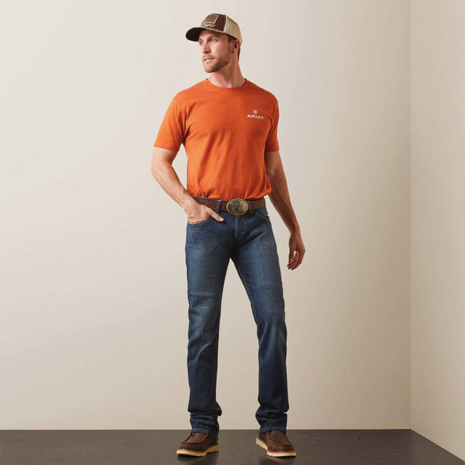 Ariat Mens M7 Rocker Stretch Legacy Stackable Straight Jean