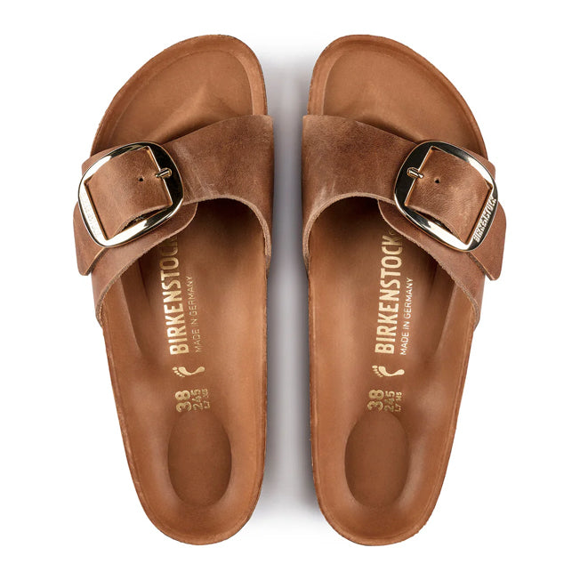 Birkenstock Madrid Big Buckle Oiled Leather Regular