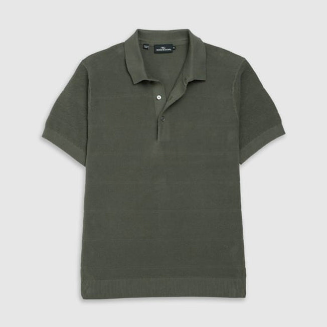 Rodd and Gunn Masons Flat Knit Polo
