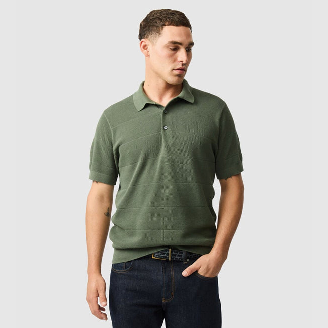 Rodd and Gunn Masons Flat Knit Polo
