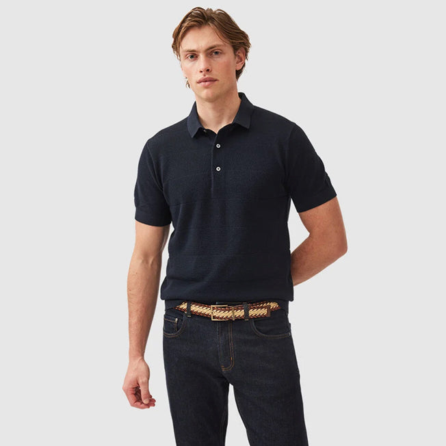 Rodd and Gunn Masons Flat Knit Polo