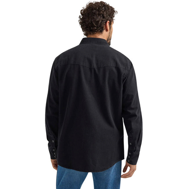 Wrangler Mens Classic Fit Denim Shirt