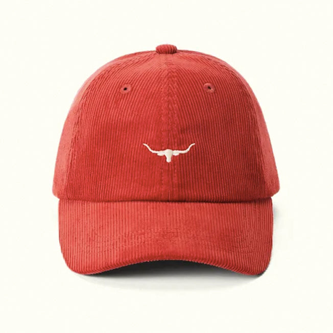 R.M. Williams Corduroy Mini Longhorn Logo Cap