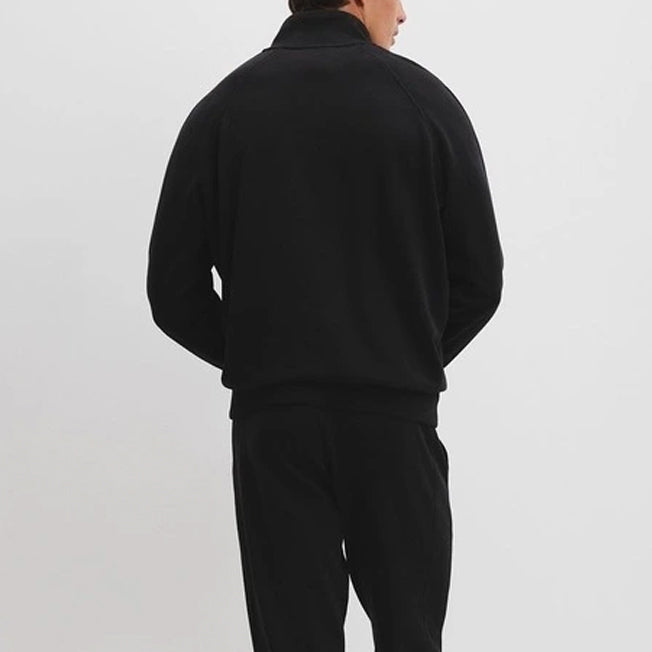 Country Road Mns Aus Cotton Brushed 1/2 Zip Sweat