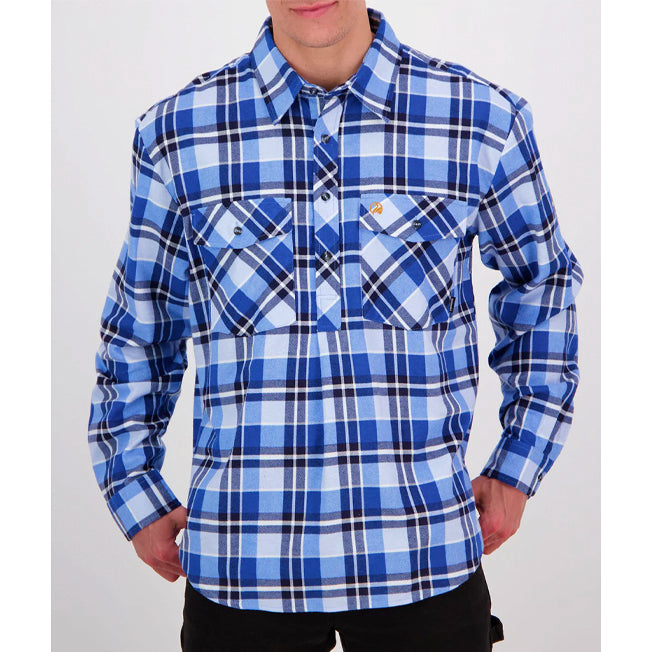 Swanndri Mens Closed Front Egmont Shirt Twin Pack