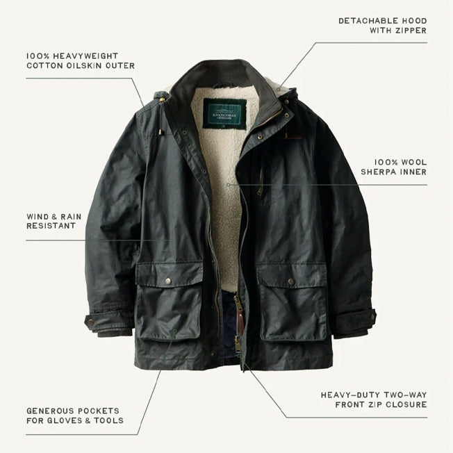 RB Sellars Mens Khancoban Oilskin Jacket