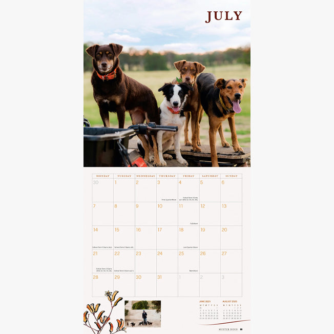 2025 Muster Dogs Calendar