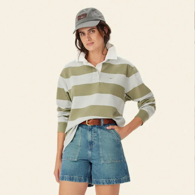 R.M. Williams Ladies Narran Stripe Rugby