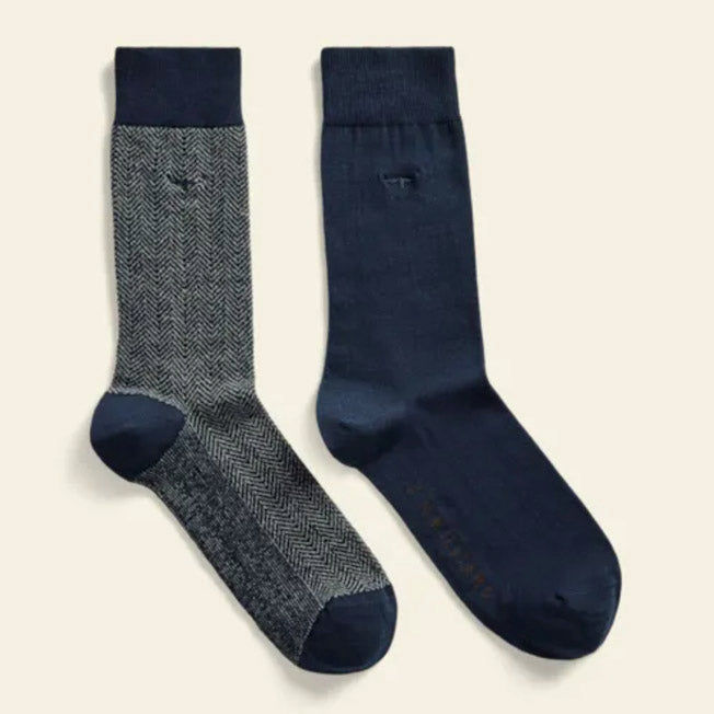 R.M. Williams Nelson Herringbone Sock 2pk