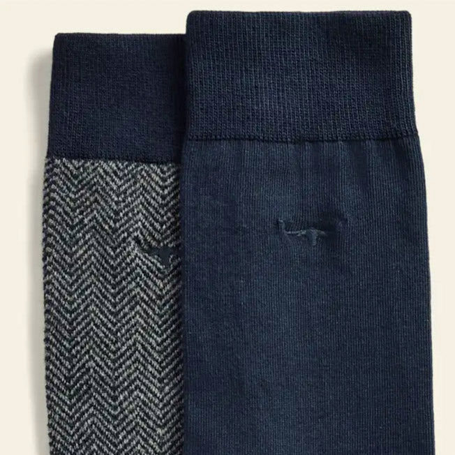 R.M. Williams Nelson Herringbone Sock 2pk