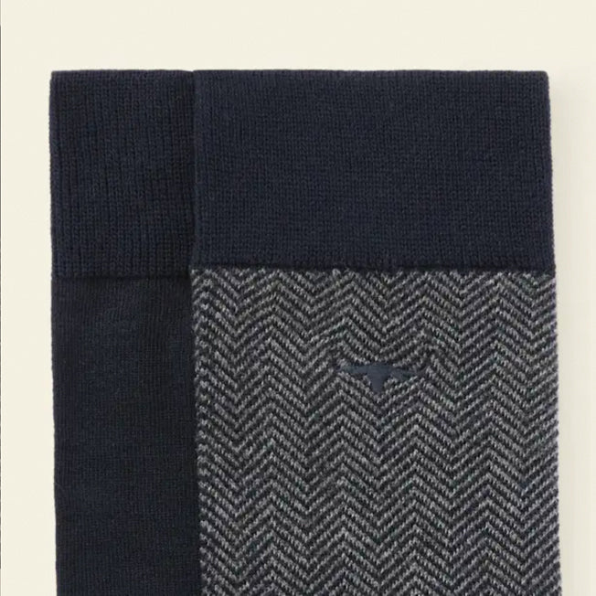 R.M. Williams Nelson Herringbone Sock 2pk
