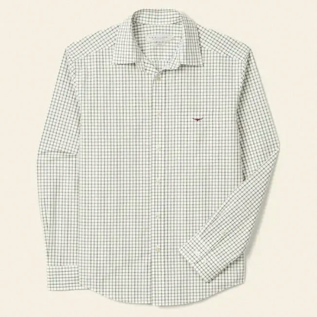 R.M. Williams Mens Newland Poplin Check Shirt