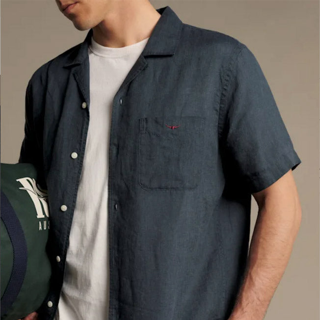 R.M. Williams Newman Linen Resort SS Shirt