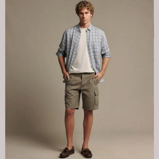 R.M. Williams Oberon Linen Check Shirt