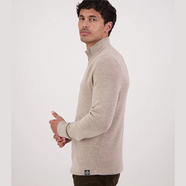 Swanndri Mens Otahu River 1/4 Zip Merino Knit