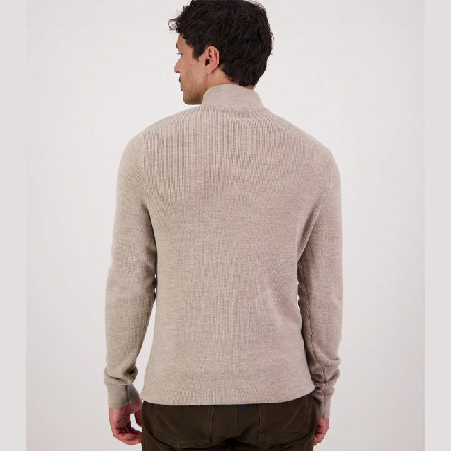 Swanndri Mens Otahu River 1/4 Zip Merino Knit
