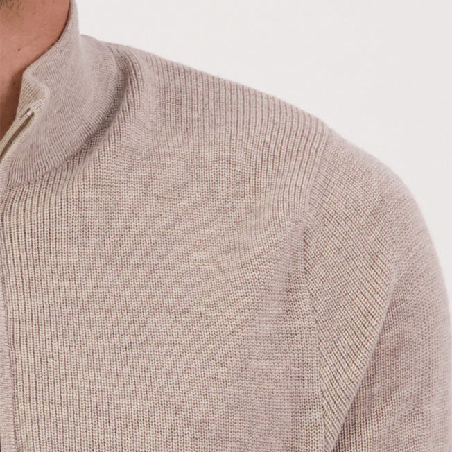 Swanndri Mens Otahu River 1/4 Zip Merino Knit