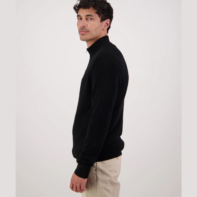 Swanndri Mens Otahu River 1/4 Zip Merino Knit
