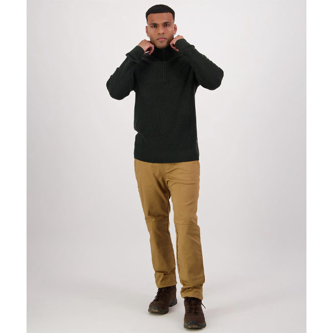 Swanndri Mens Otahu River 1/4 Zip Merino Knit
