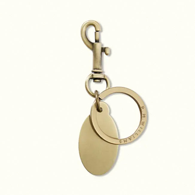 R.M. Williams Oval Keyring