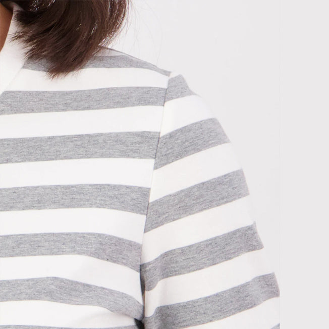 Swanndri Womens Papamoa LS Stripe Tee