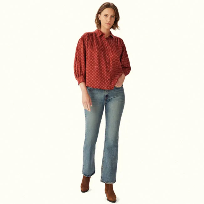 R.M.Williams Paris Printed Linen Shirt